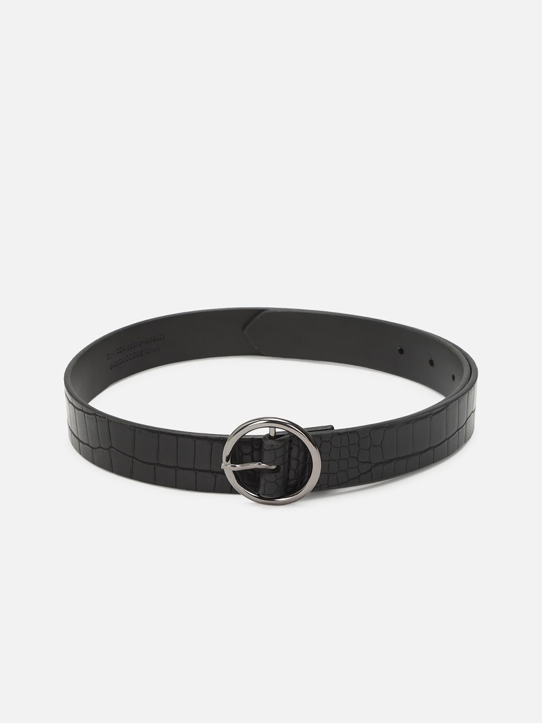 

Van Heusen Woman Women Textured Leather Belt, Black