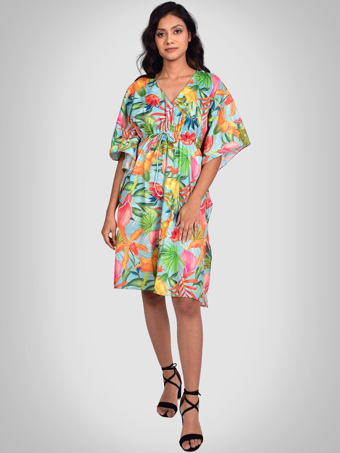 

Rajoria Instyle Women Digital Printed Kaftan Dress Swimwear, Green
