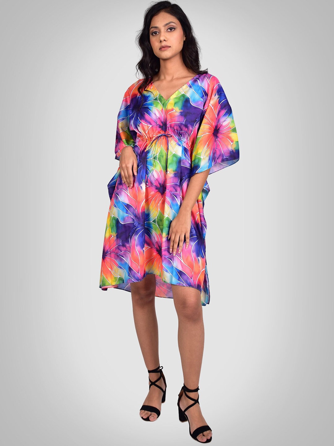 

Rajoria Instyle Women Digital Printed Cover up Dress, Multi
