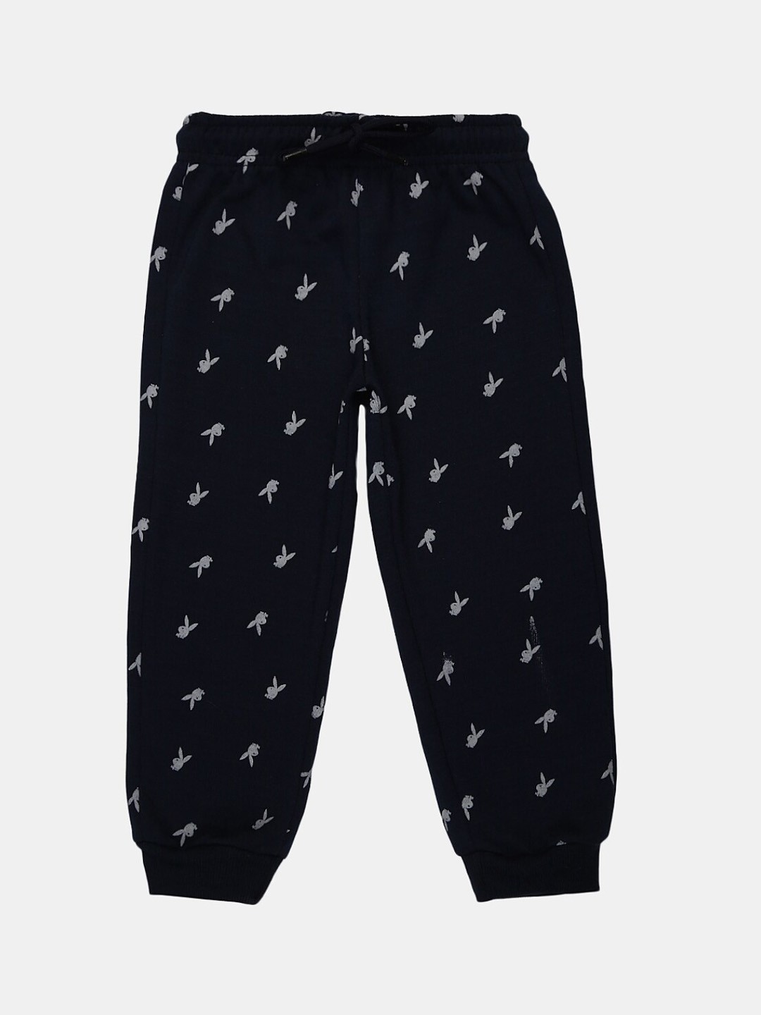 

V-Mart Girls Printed Fleece Lounge Pant, Navy blue