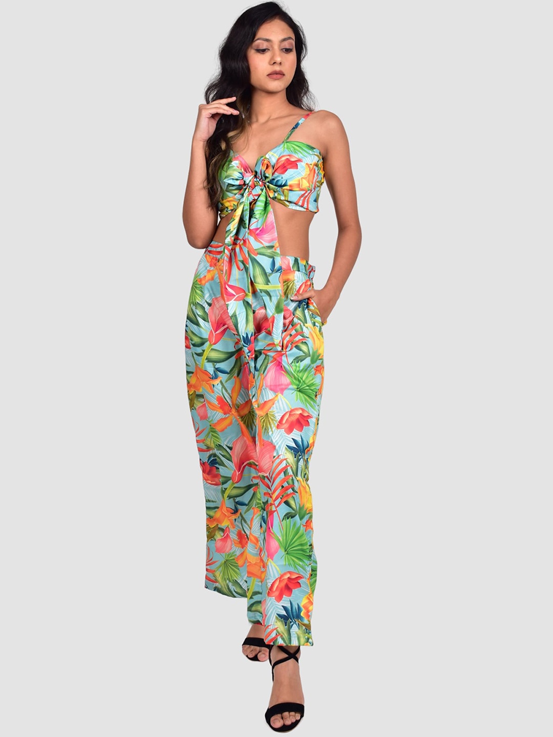 

Rajoria Instyle Women Floral Digital Printed Swimsuit, Blue
