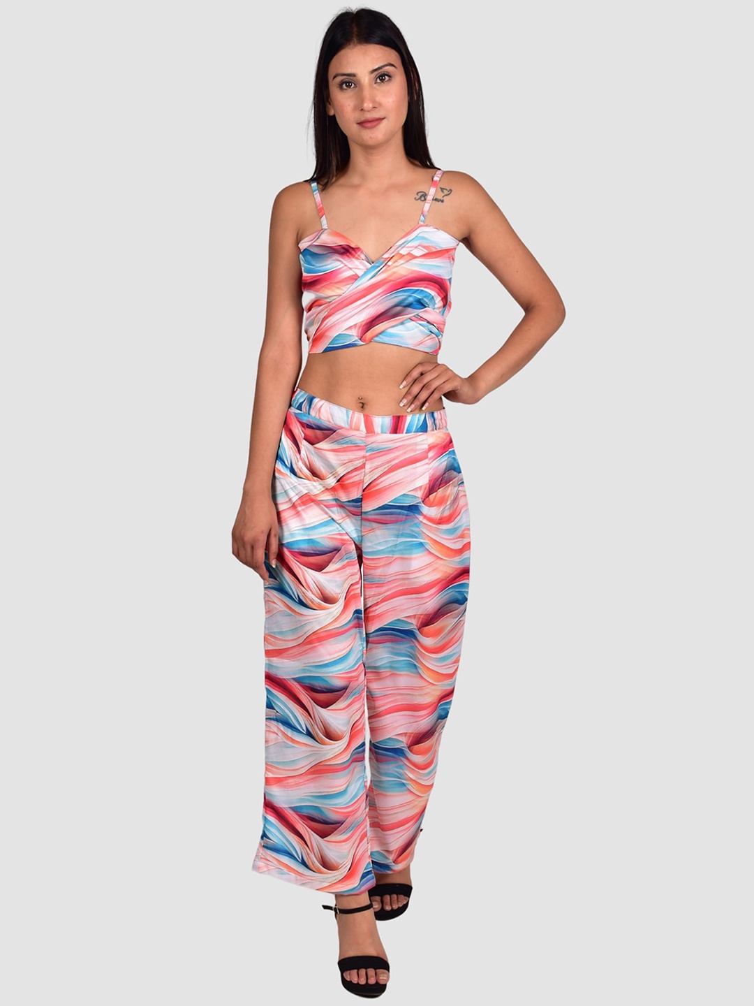 

Rajoria Instyle Women Digital Printed Swimsuit, Pink