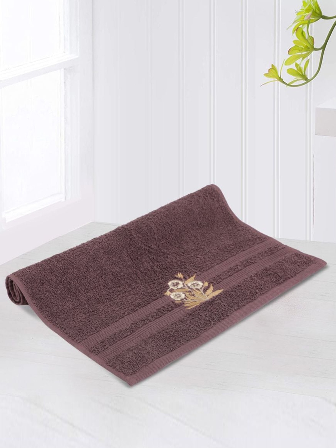

LUSH & BEYOND Brown 100% Pure Cotton Hand Towels