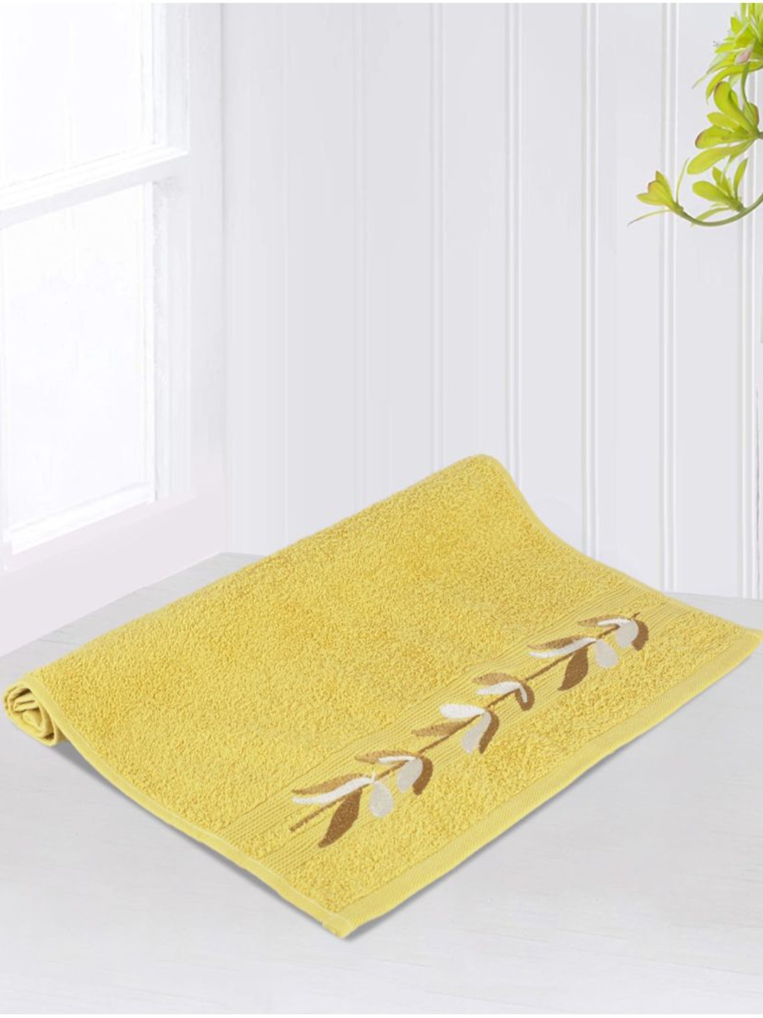 

LUSH & BEYOND Yellow 500 GSM Pure Cotton Hand Towels