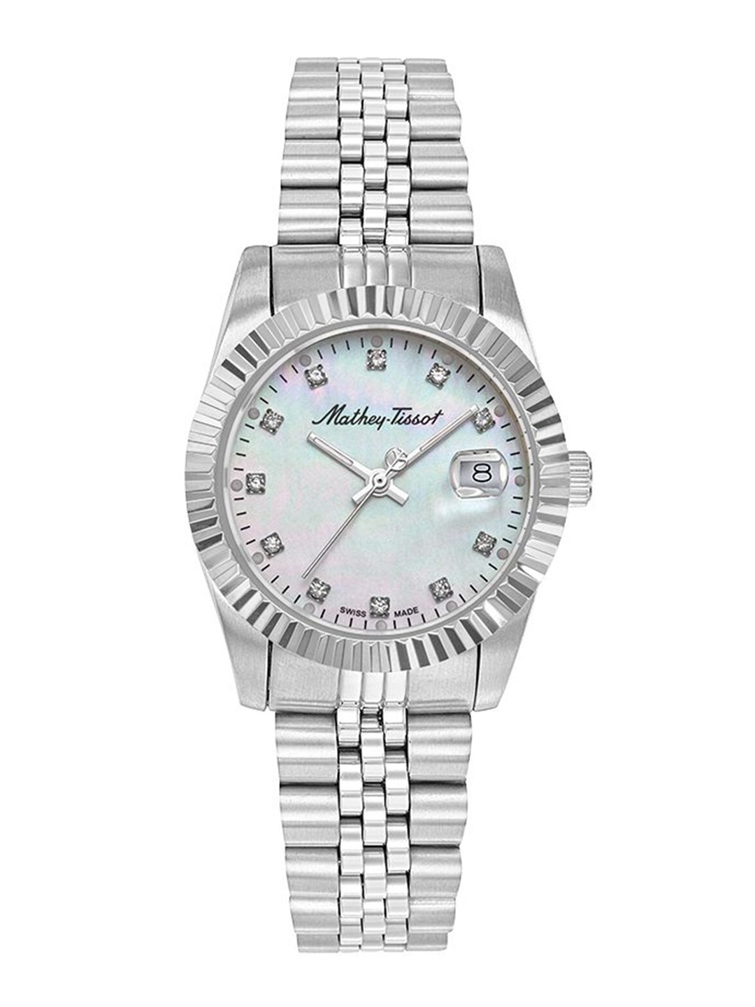 

Mathey-Tissot Women Swiss Made White Dial Analog Watch - D910AI