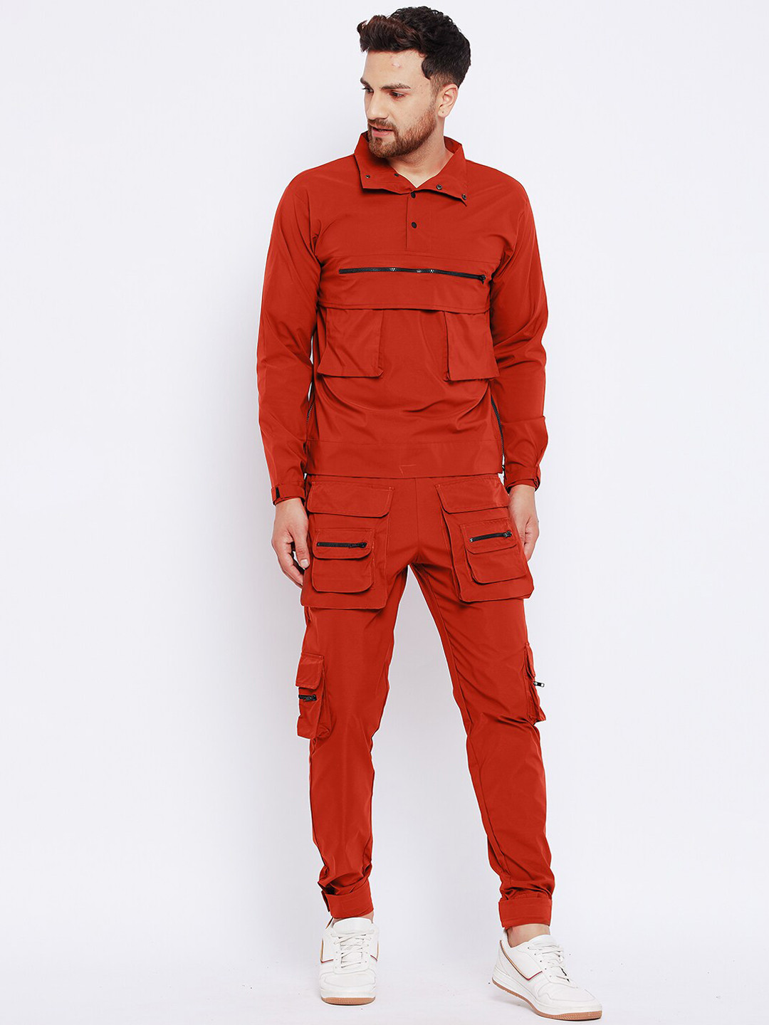 

FUGAZEE Men Tracksuits, Rust