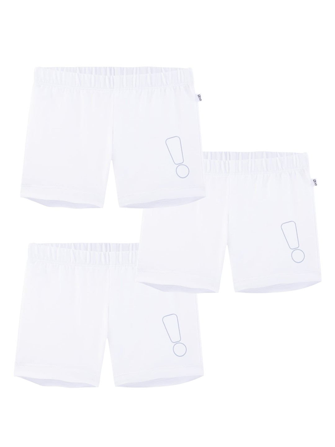 

You Got Plan B Girls Pack of 3 Shorts, White