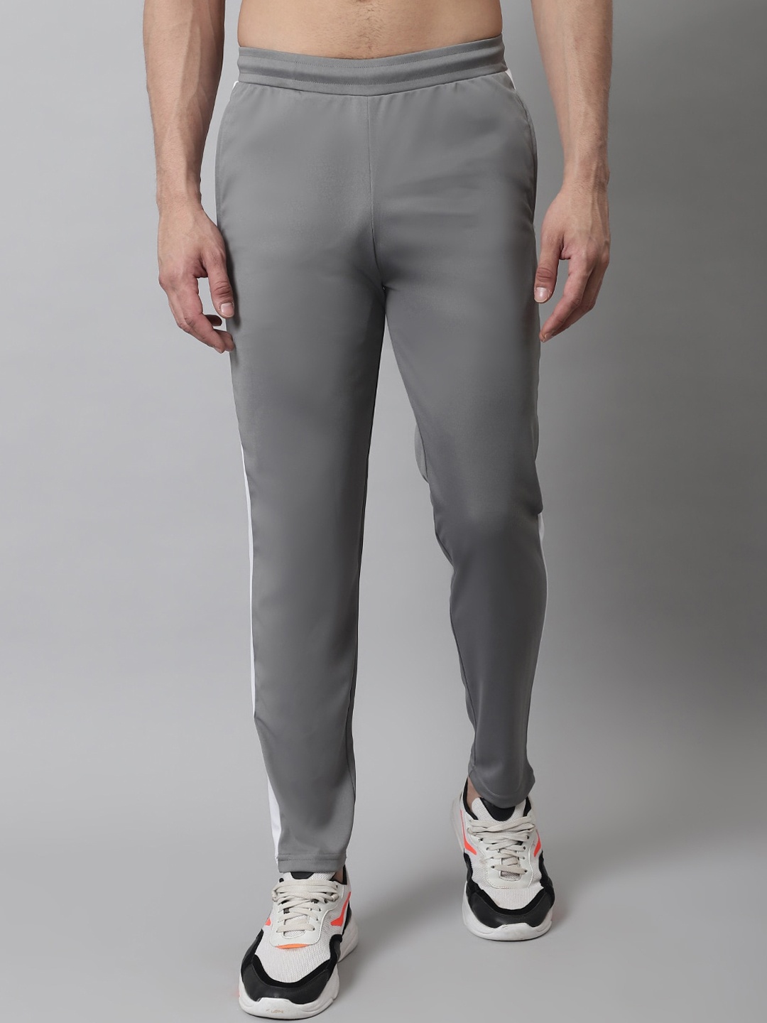 

JAINISH Men Slim-Fit Track Pants, Grey