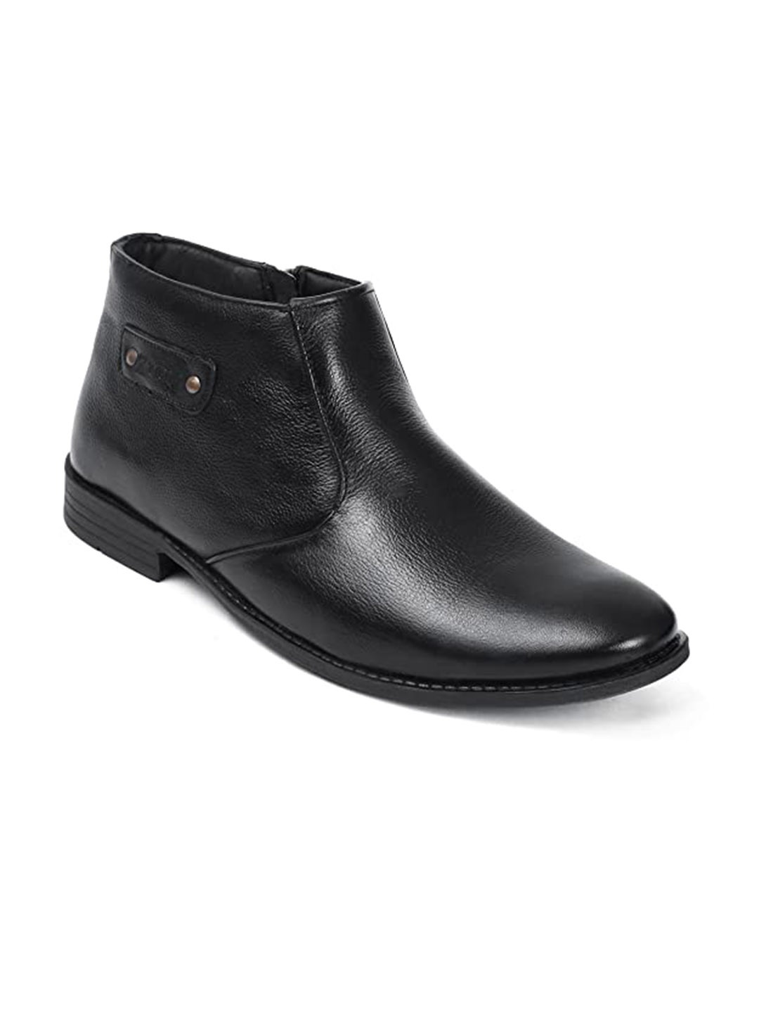 

Zoom Shoes Men Leather Chelsea Boots, Black