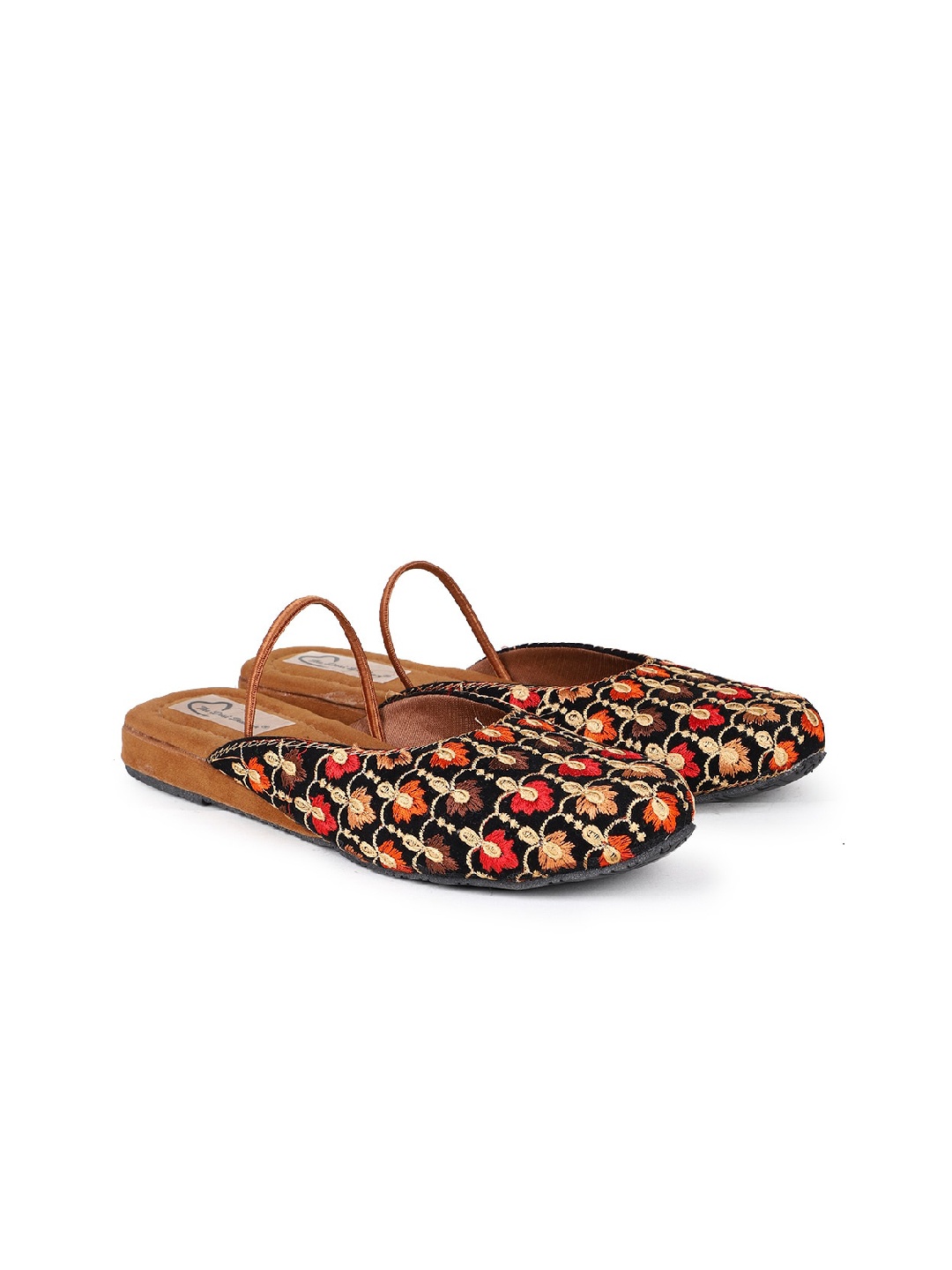 

The Desi Dulhan Women Mules Flats, Black
