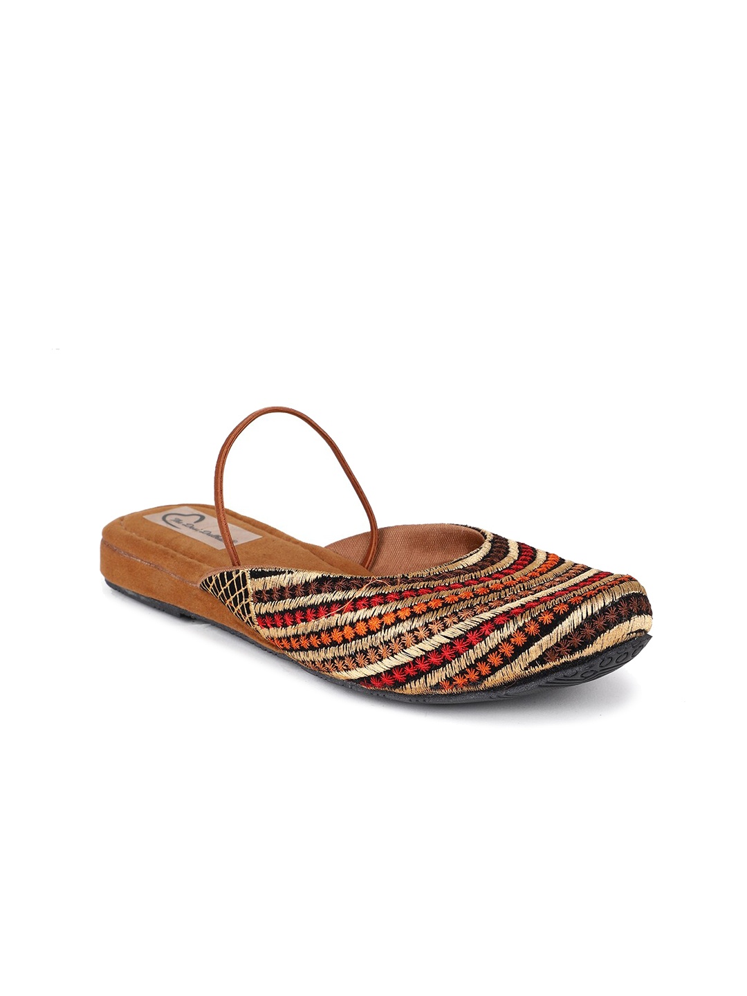 

The Desi Dulhan Women Mules with Embroidered Flats, Red