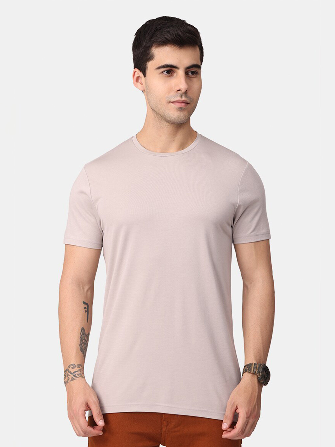 

Snitch Men Cotton T-shirt, Grey
