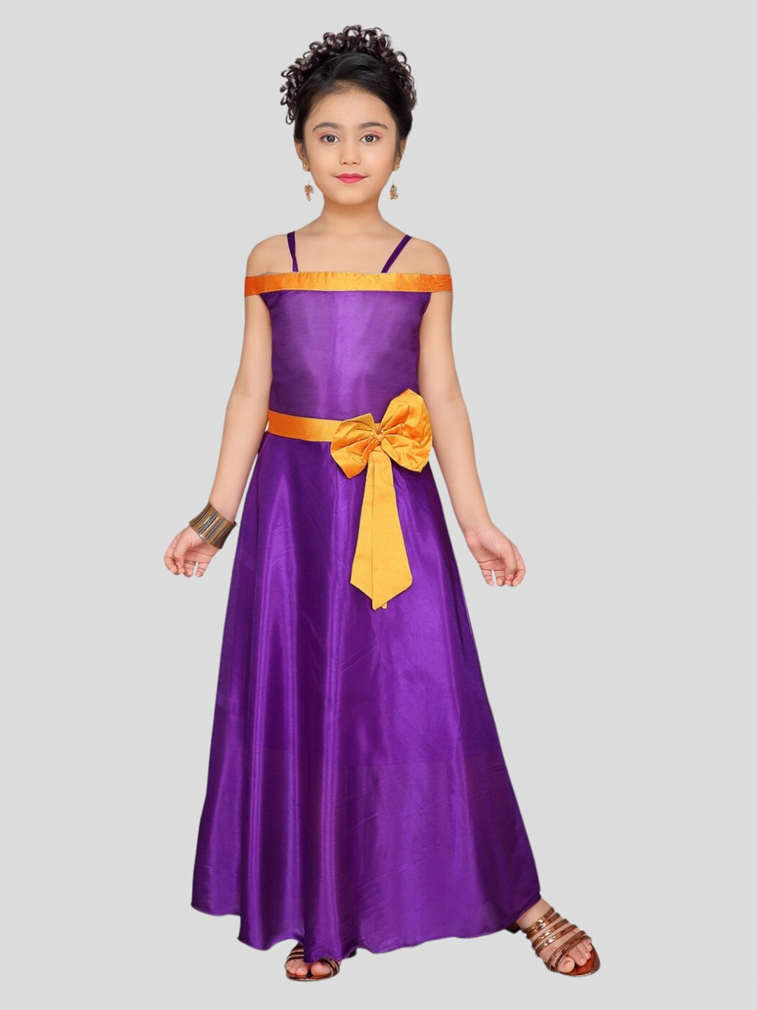 

Aarika Shoulder Straps Fit And Flare Dress, Purple