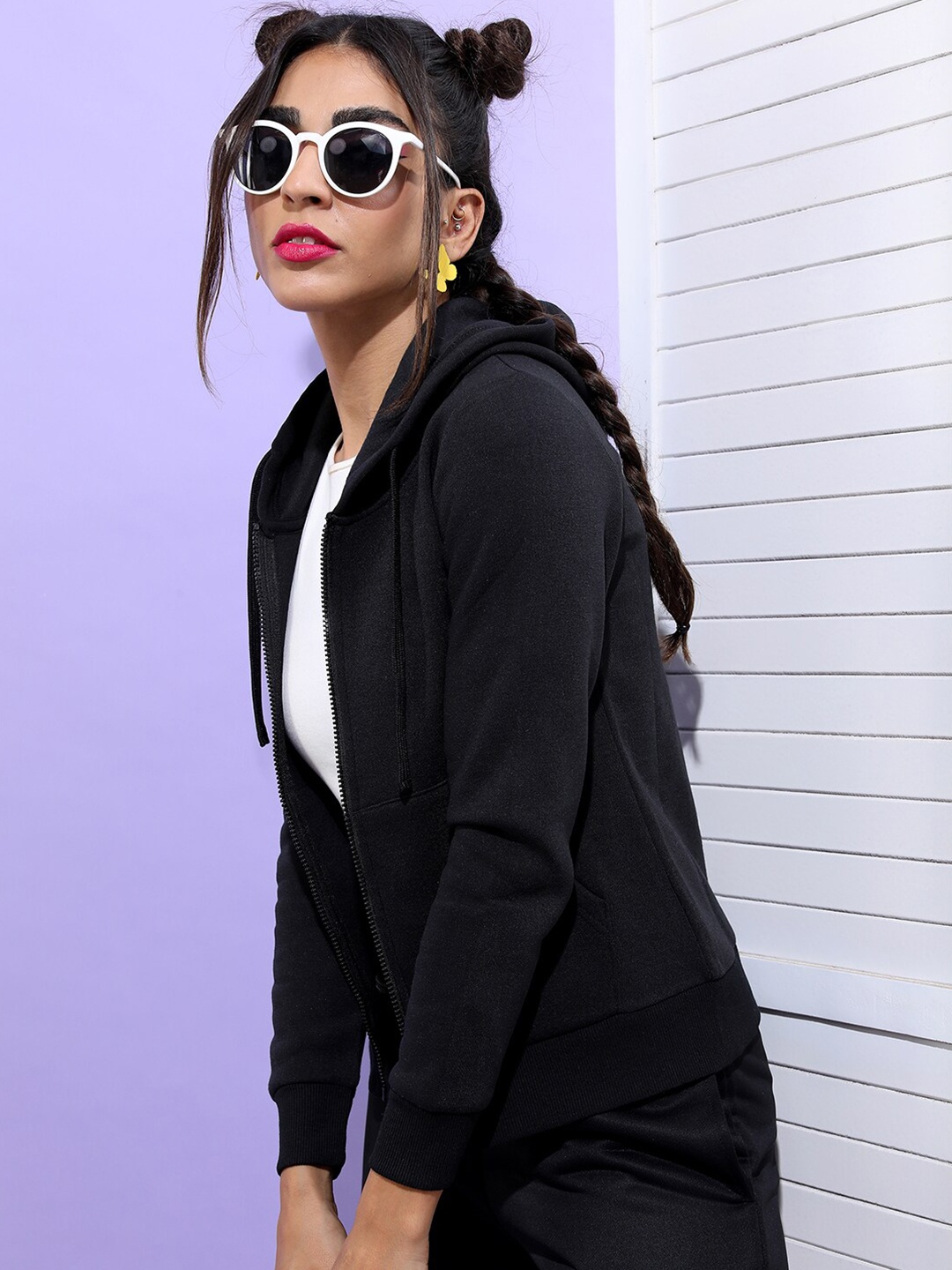 

KETCH Women Hooded Sweatshirt, Black