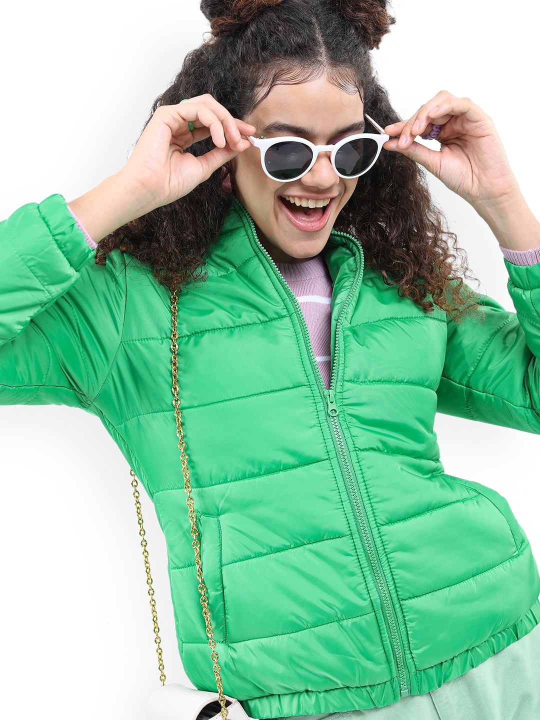 

KETCH Women Quilted Jacket, Green