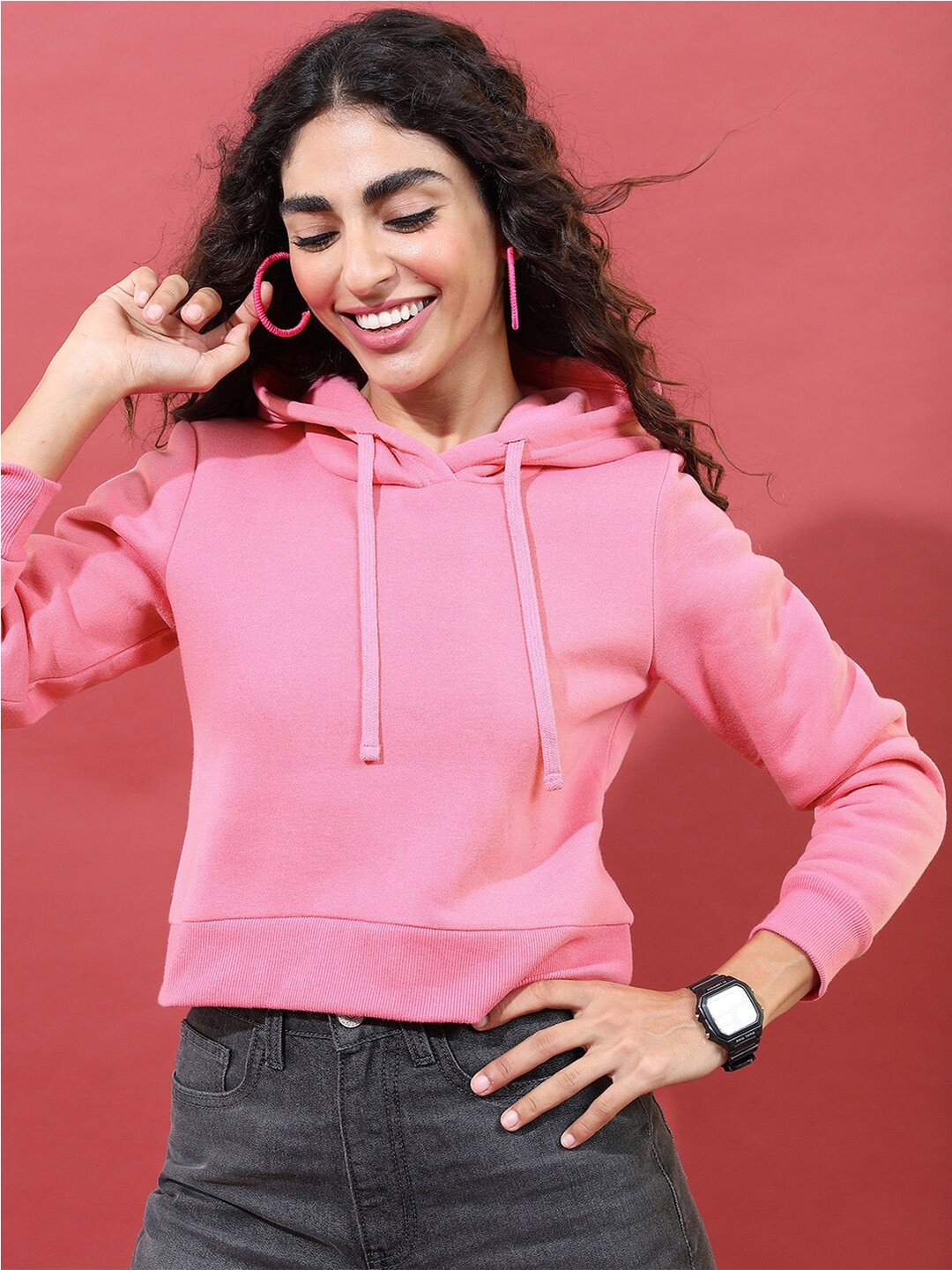 

KETCH Hooded Pullover Sweatshirt, Pink
