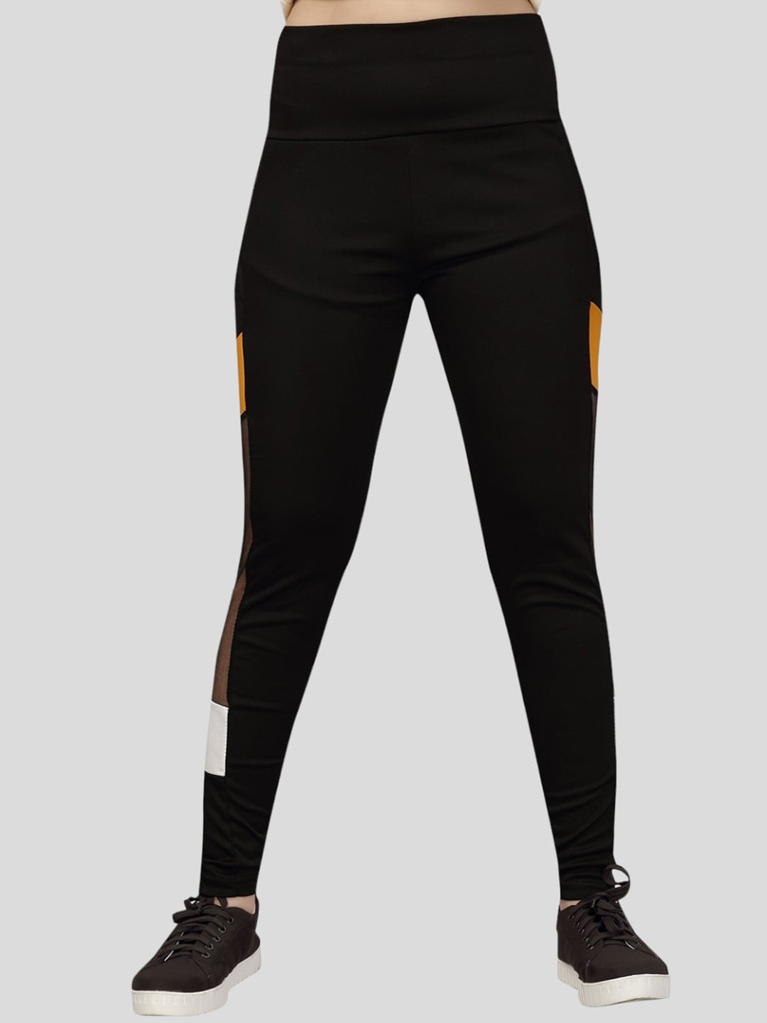 

Aarika Girls Colorblocked Track Pants, Black