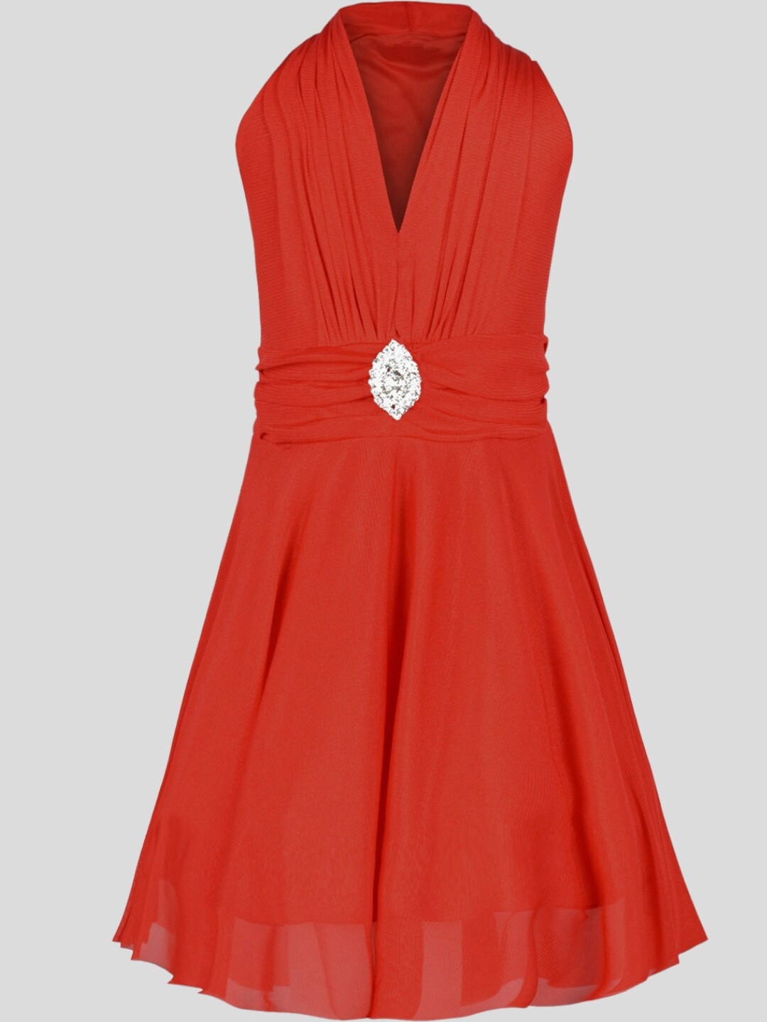 

Aarika A-Line Maxi Dress, Red