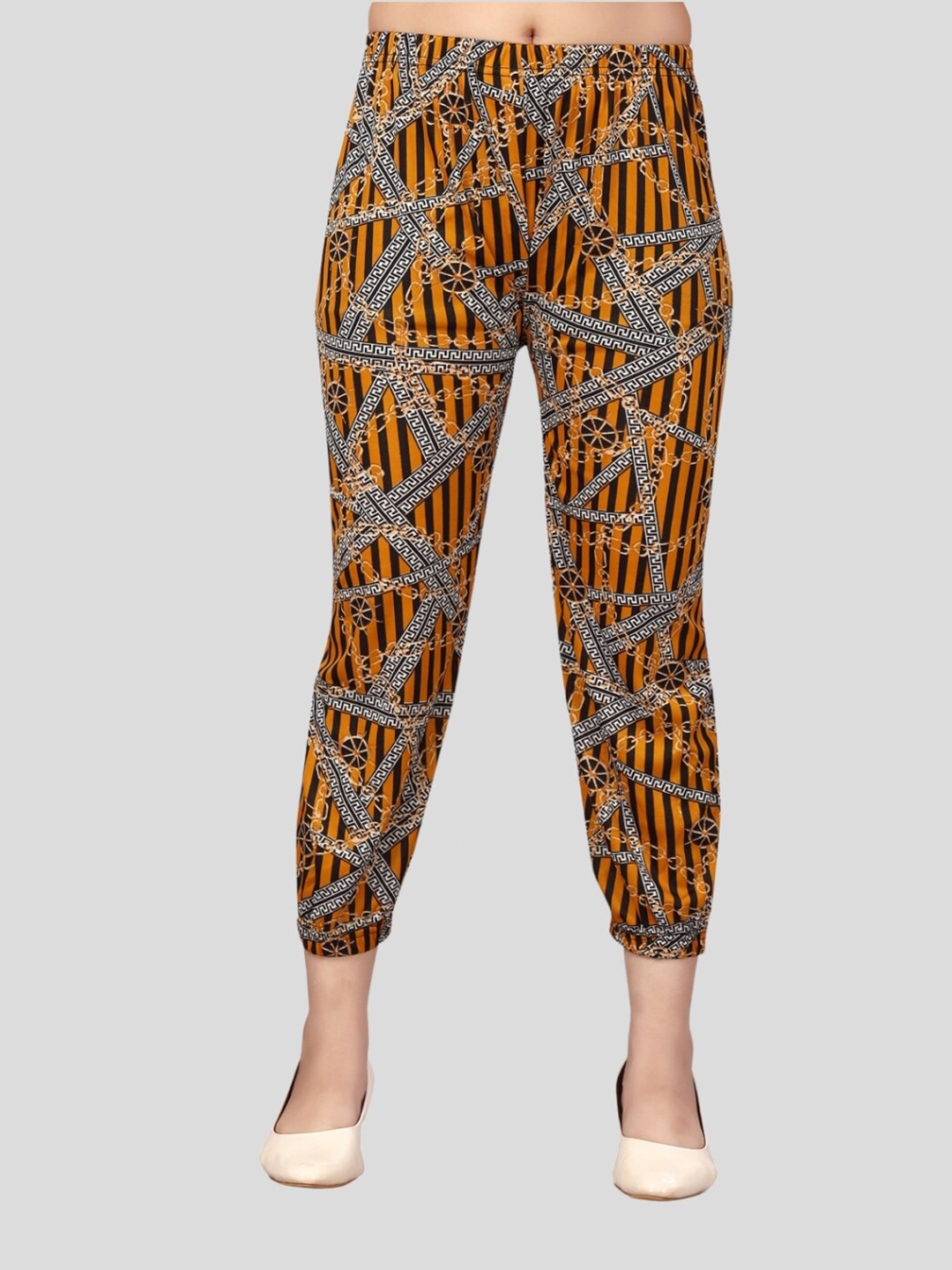 

Aarika Girls Printed Cotton Harem Pant, Mustard