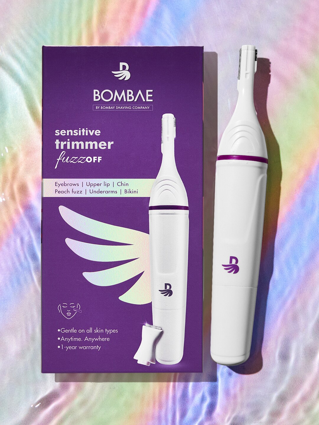 

BOMBAE Women Fuzz Off 6-in-1 Sensitive Trimmer - Purple