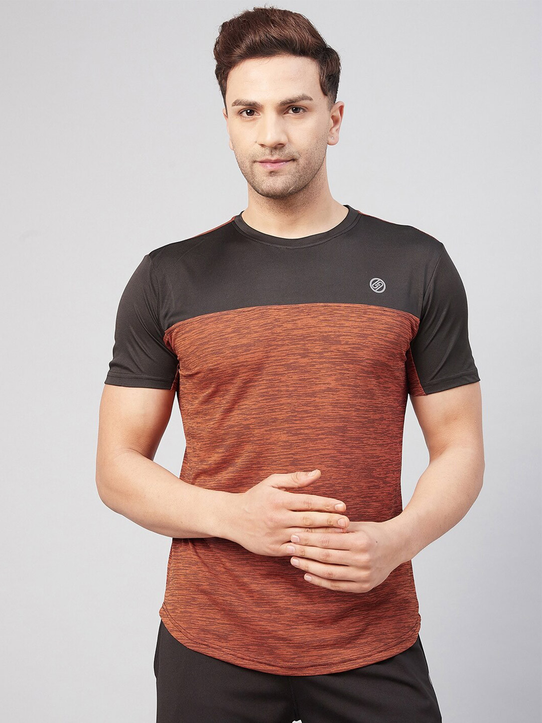 

GRITSTONES Men Dri-FIT T-shirt, Black