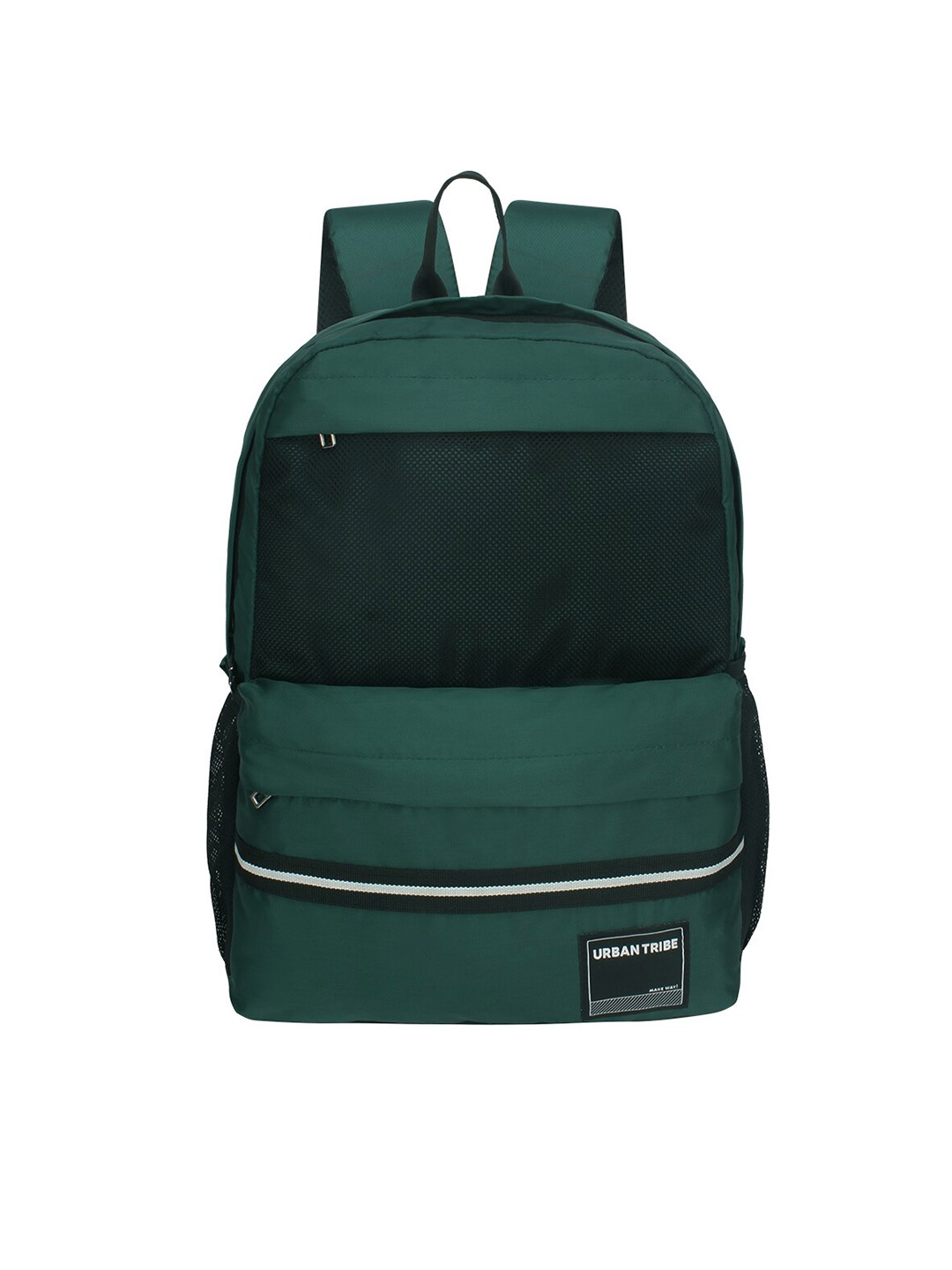 

URBAN TRIBE Colourblocked Laptop Backpack, Green