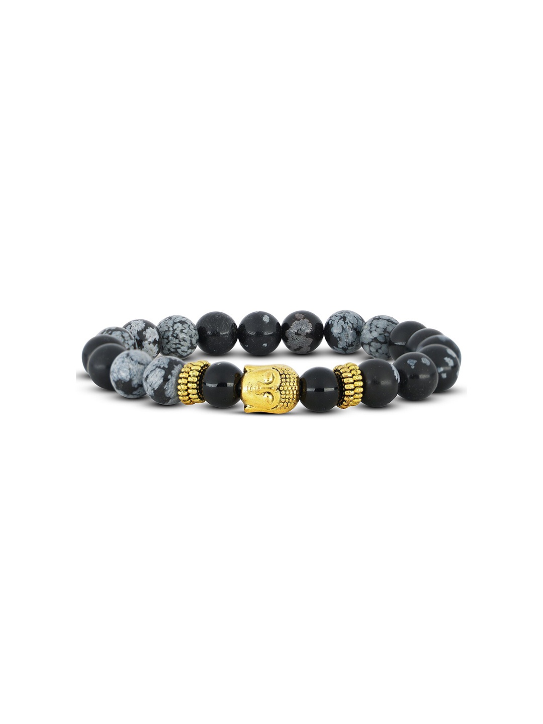 

TOFFCRAFT Men Elasticated Bracelet, Grey