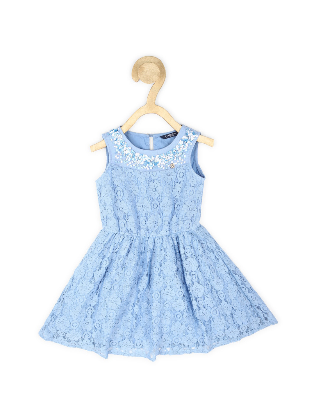 

Allen Solly Junior Self Design Floral Dress, Blue