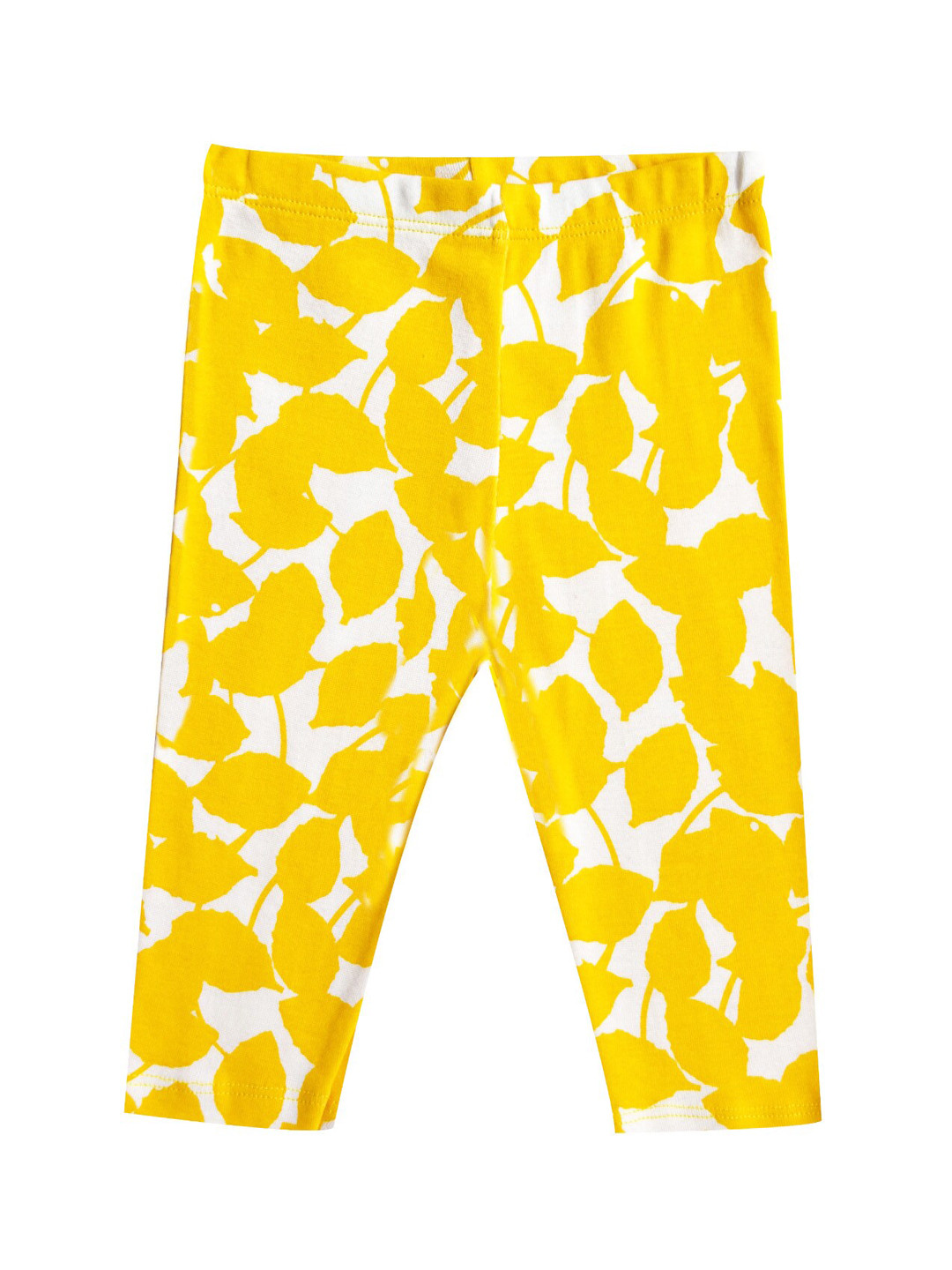 

milou Girls Printed Pure Cotton Ankle Length Leggings, Yellow