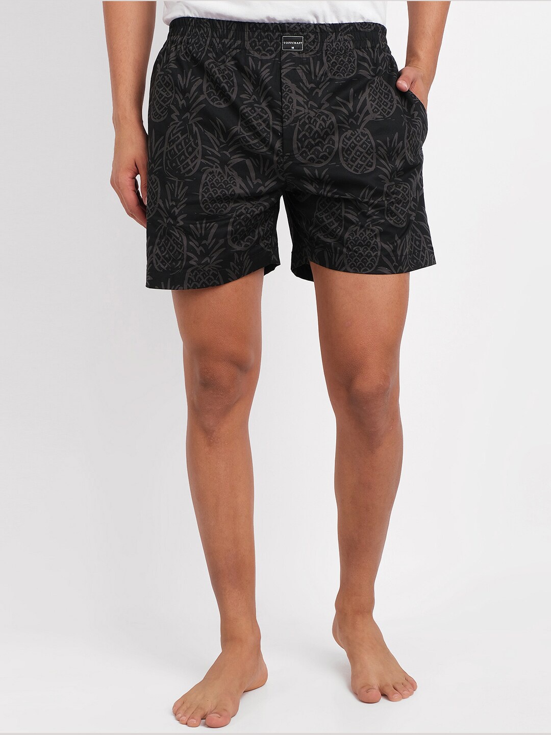 

TOFFCRAFT Men Printed Boxers BAHAMAS, Black