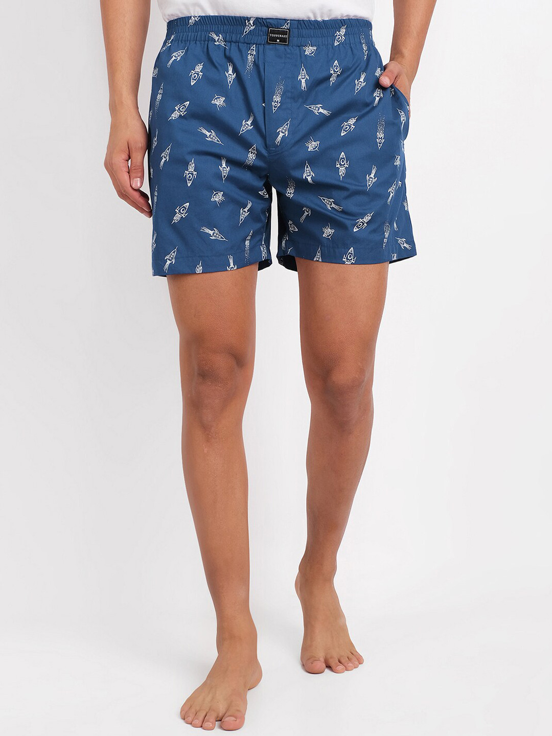 

TOFFCRAFT Men Printed Boxers SPACEJAM, Blue