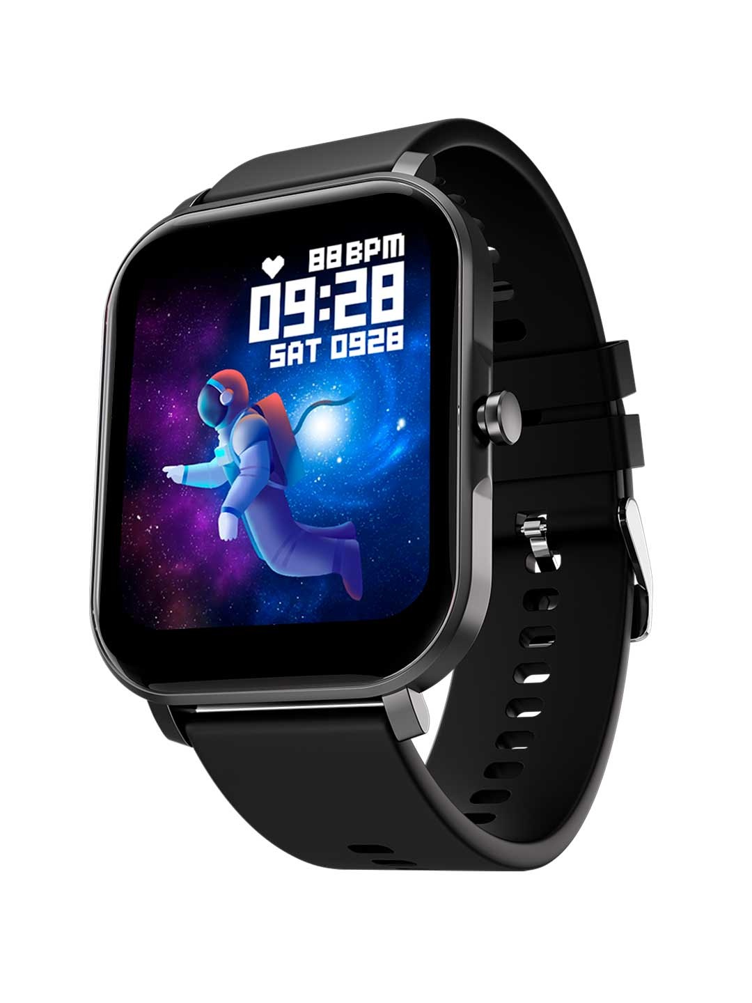 

Fire-Boltt Epic Plus with SPO2 & Heart Rate tracking & Touchscreen Smartwatch 45BSWAAY10, Black