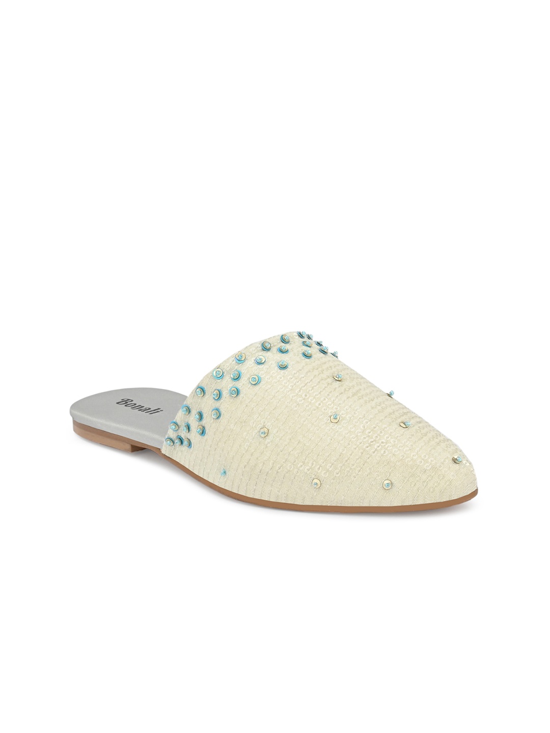 

BONALI Women Mules Flats, Beige
