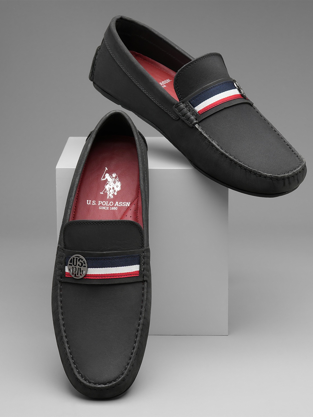 

U.S. Polo Assn. Men DIRK Loafers, Black