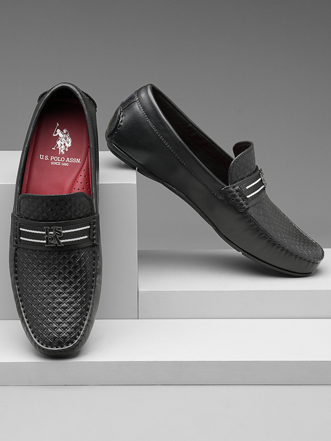 

U.S. Polo Assn. CHARLES Men Loafers, Black