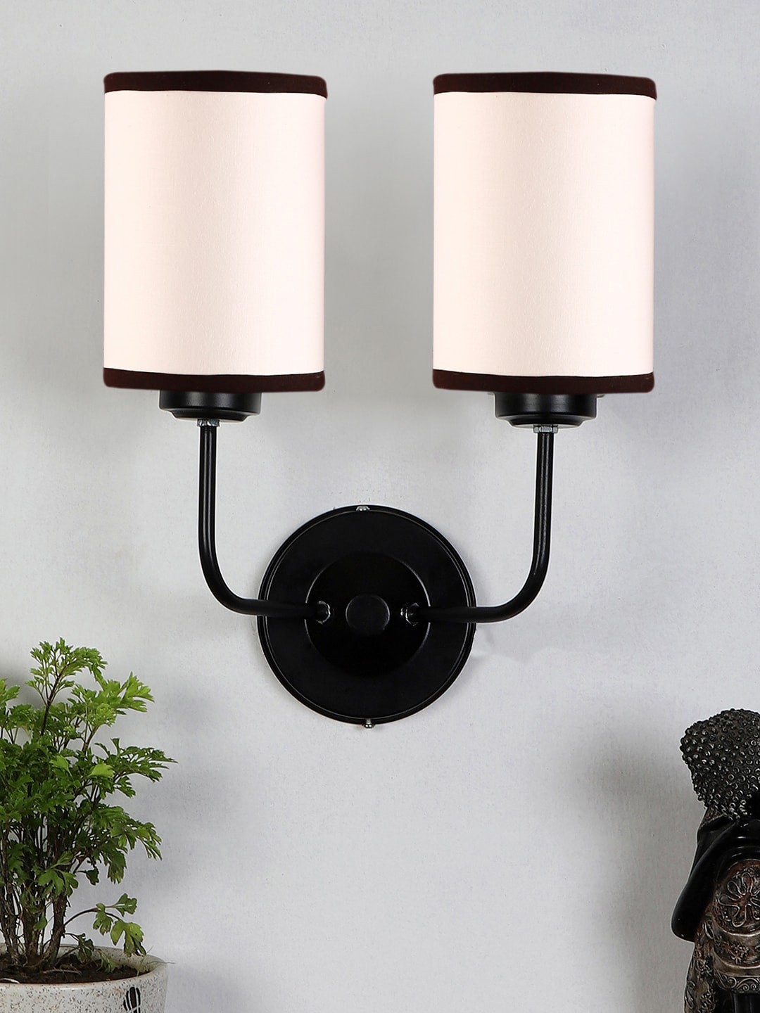 

Devansh White Dual Wall Mounted Lamps