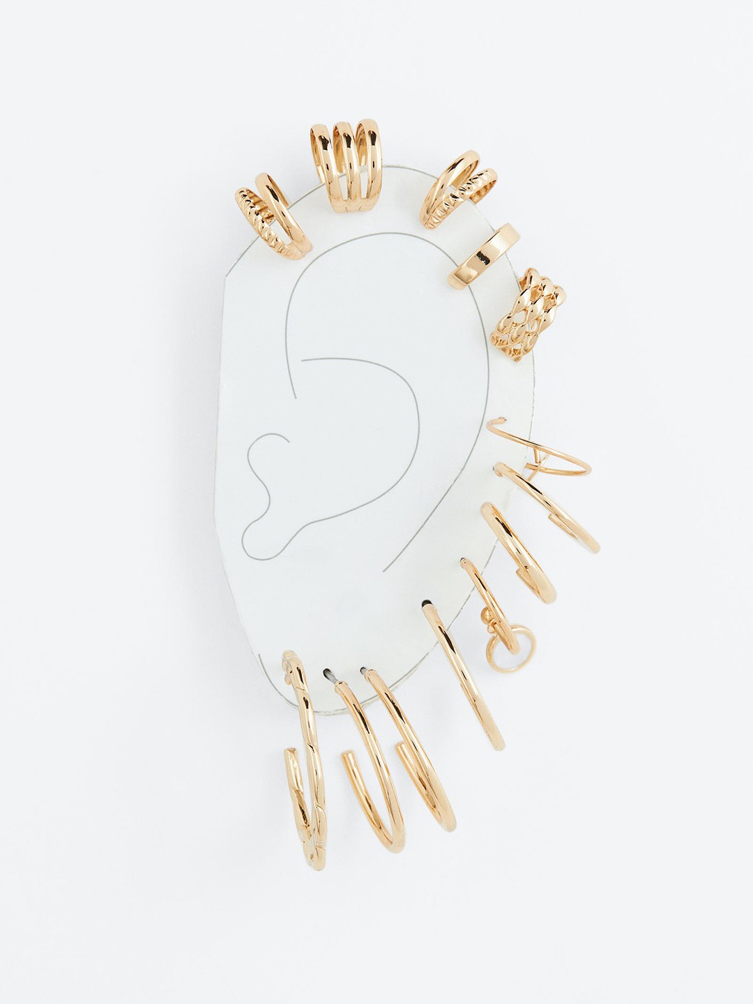 

H&M Earrings And Ear Cuffs, Gold