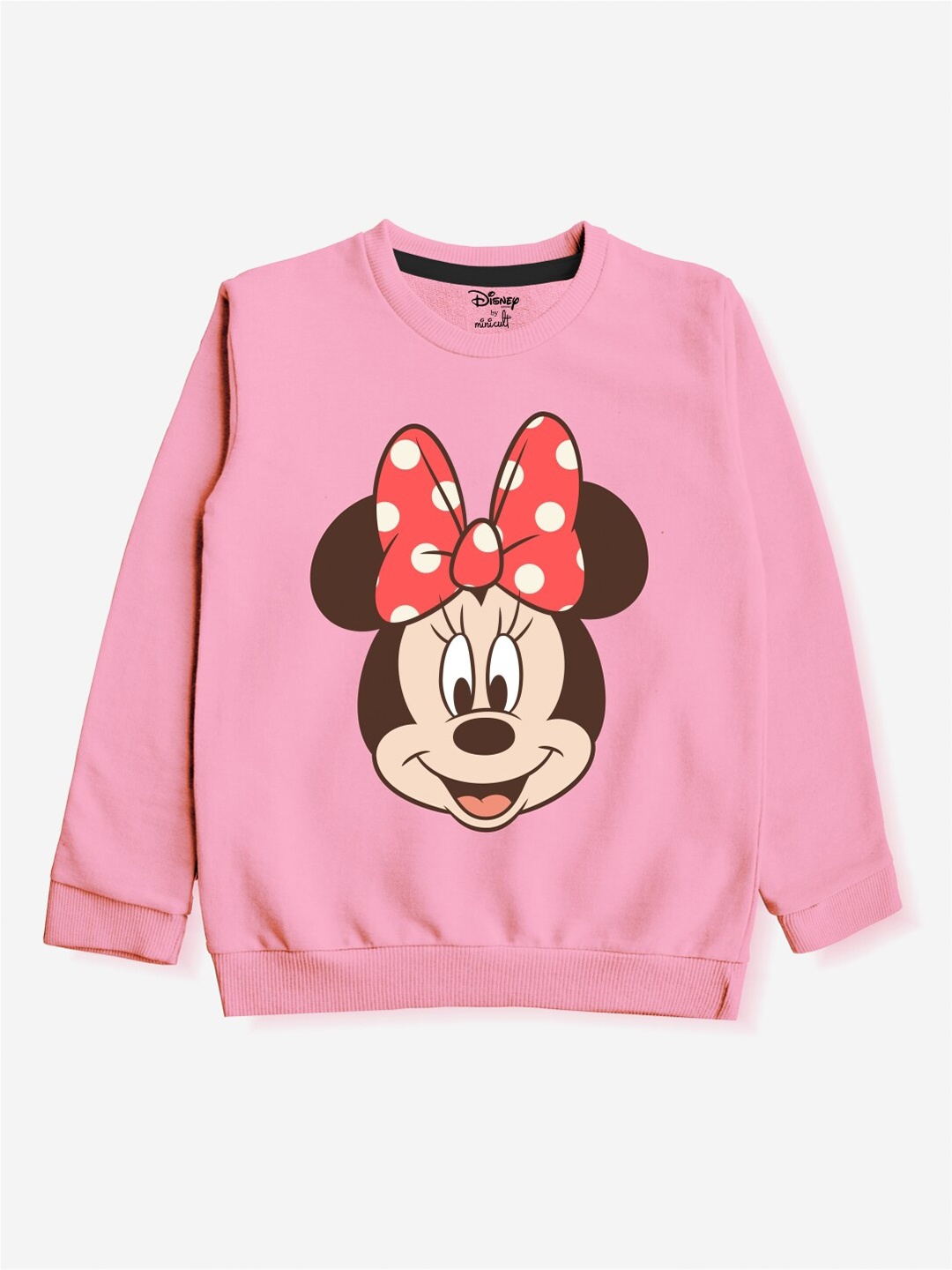 

Minicult Kids Humour and Comic Printed Sweatshirt, Pink
