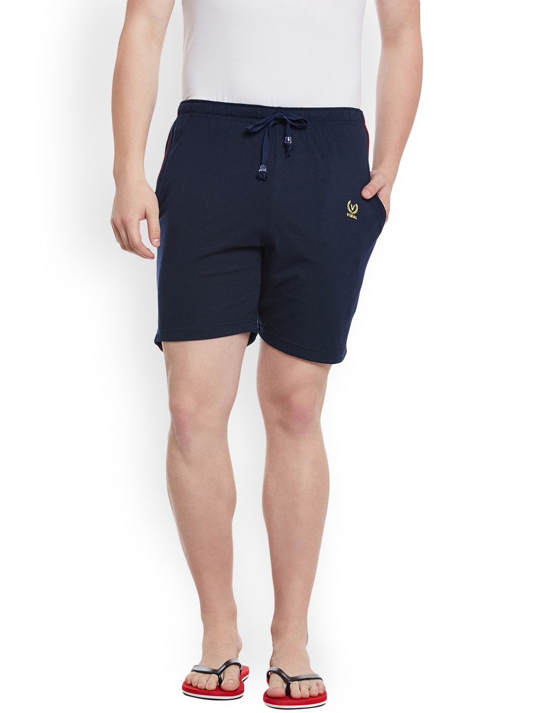 

VIMAL Navy Blue Lounge Shorts