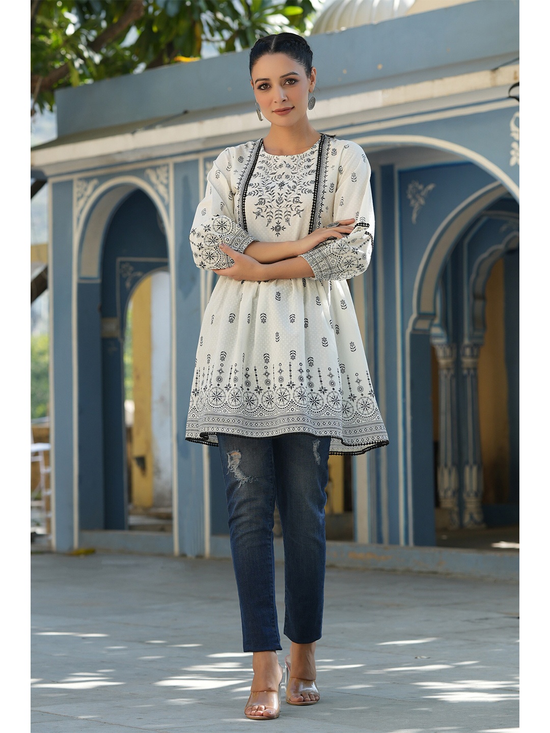

Juniper Printed Tunic, White