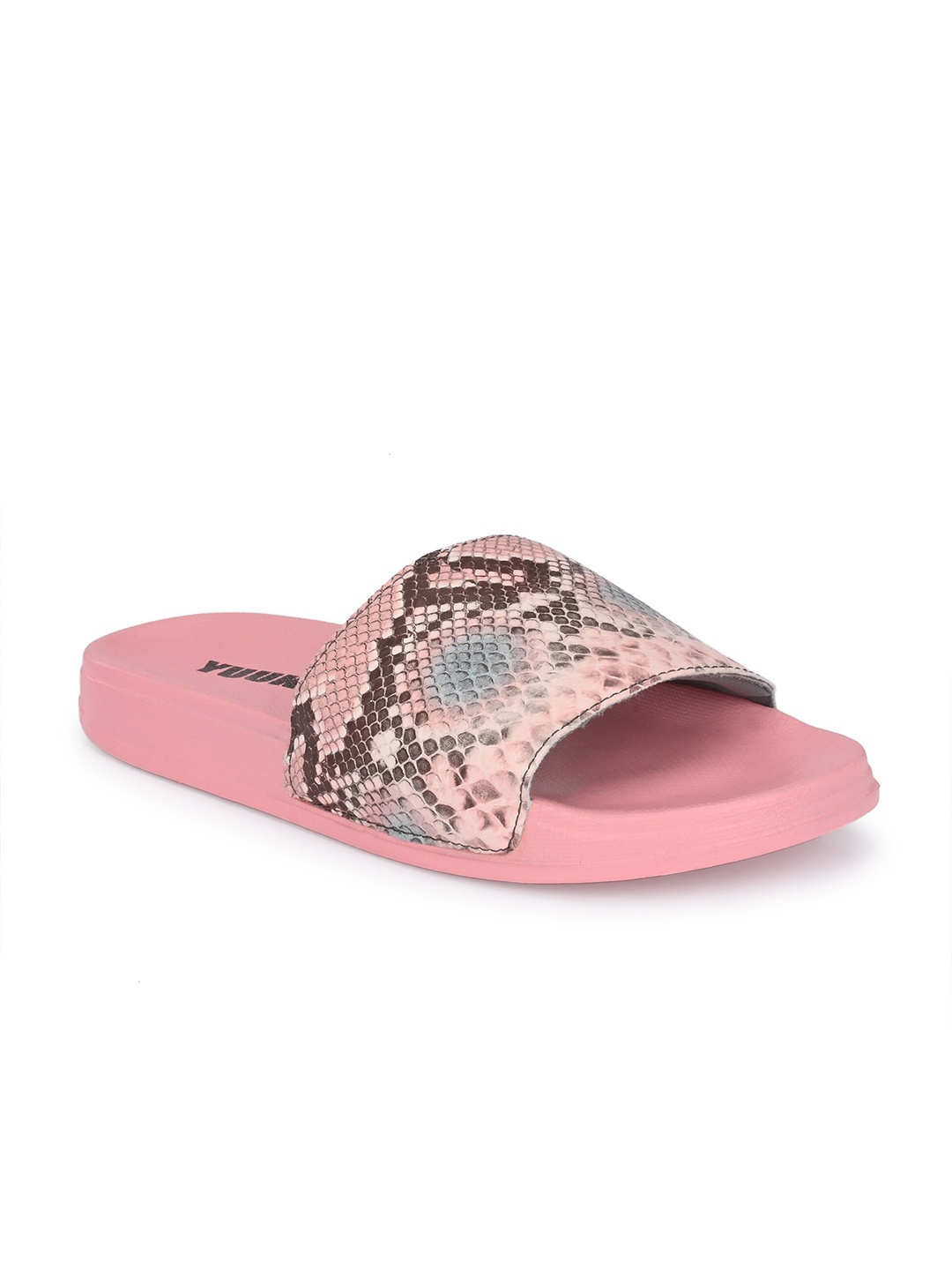 

Yuuki Women Printed Sliders, Pink