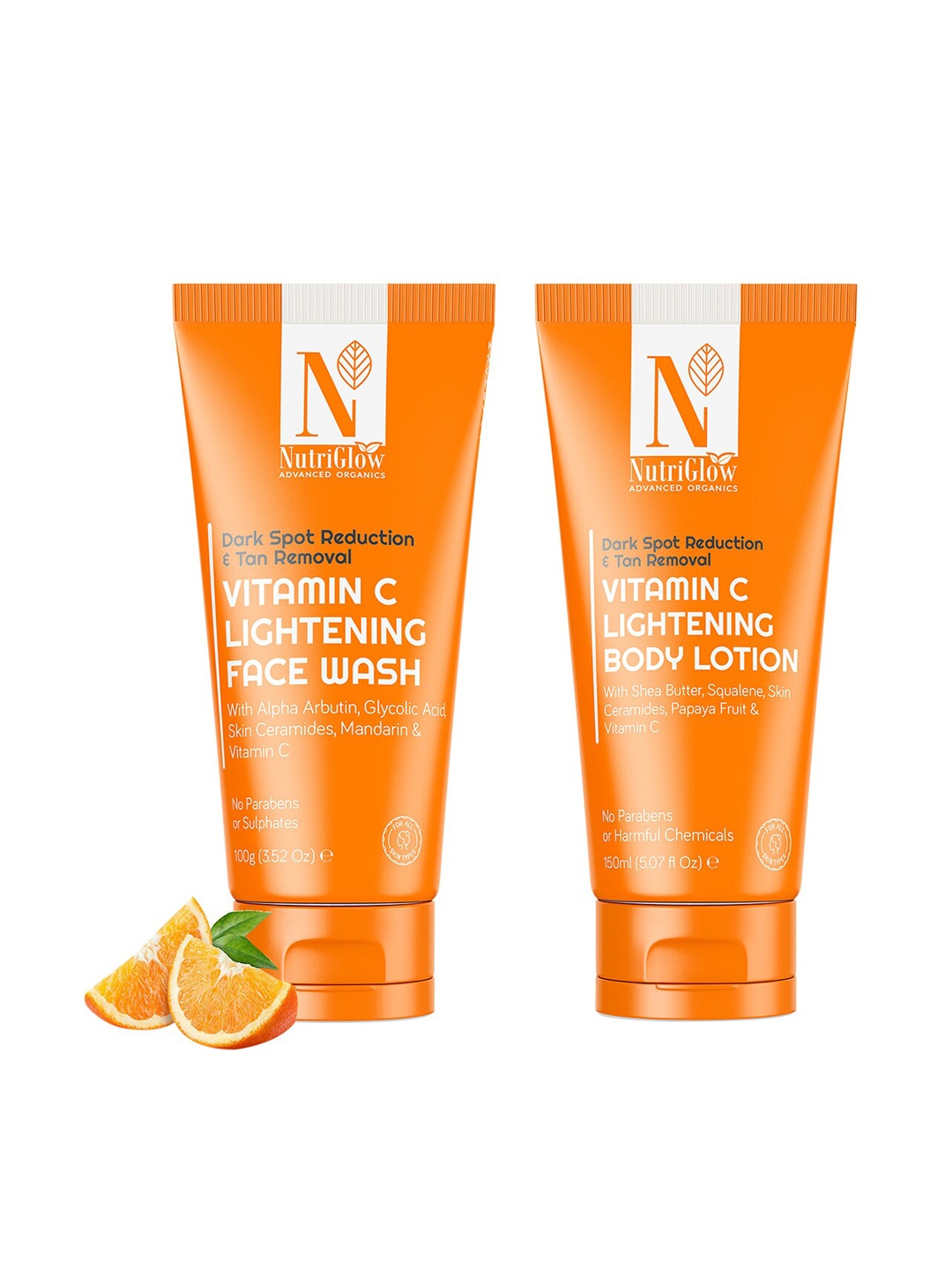 

Nutriglow Advanced Organics Vitamin C Face Wash & Body Lotion 250 g, Multi