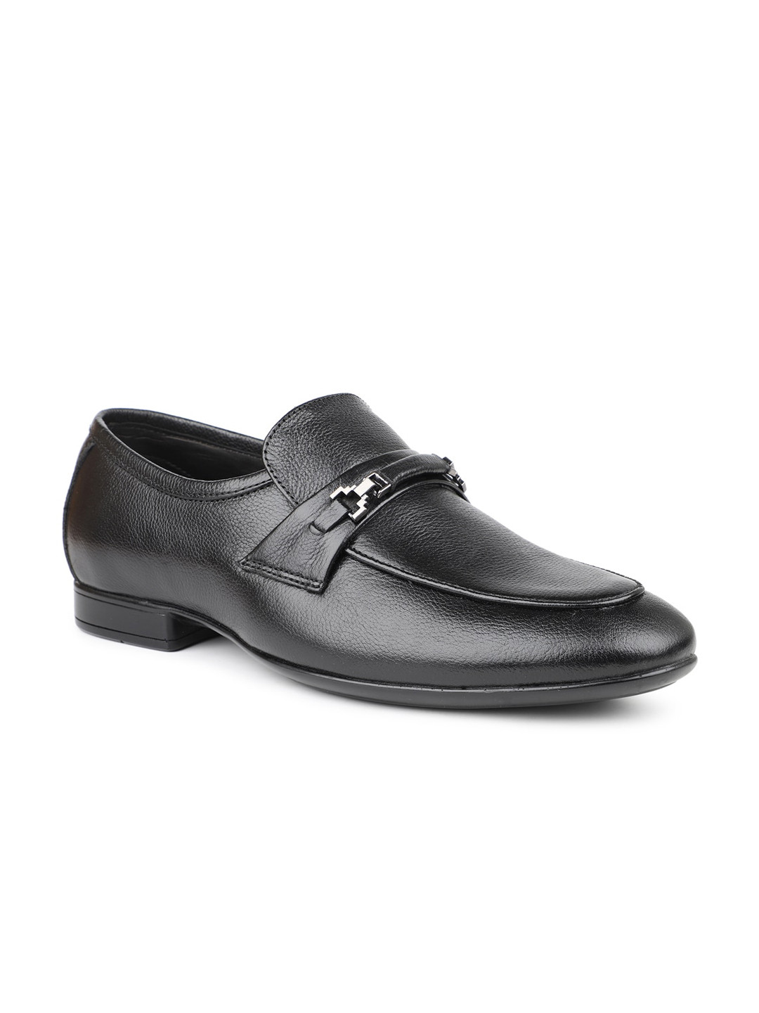 

PRIVO by Inc.5 Men Leather Formal Loafers, Black