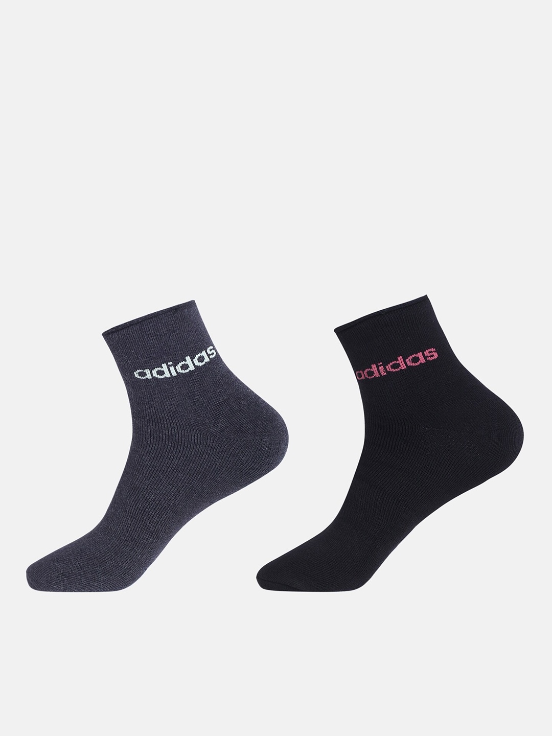 

ADIDAS Men Pack Of 2 Ankle-Length Socks, Black