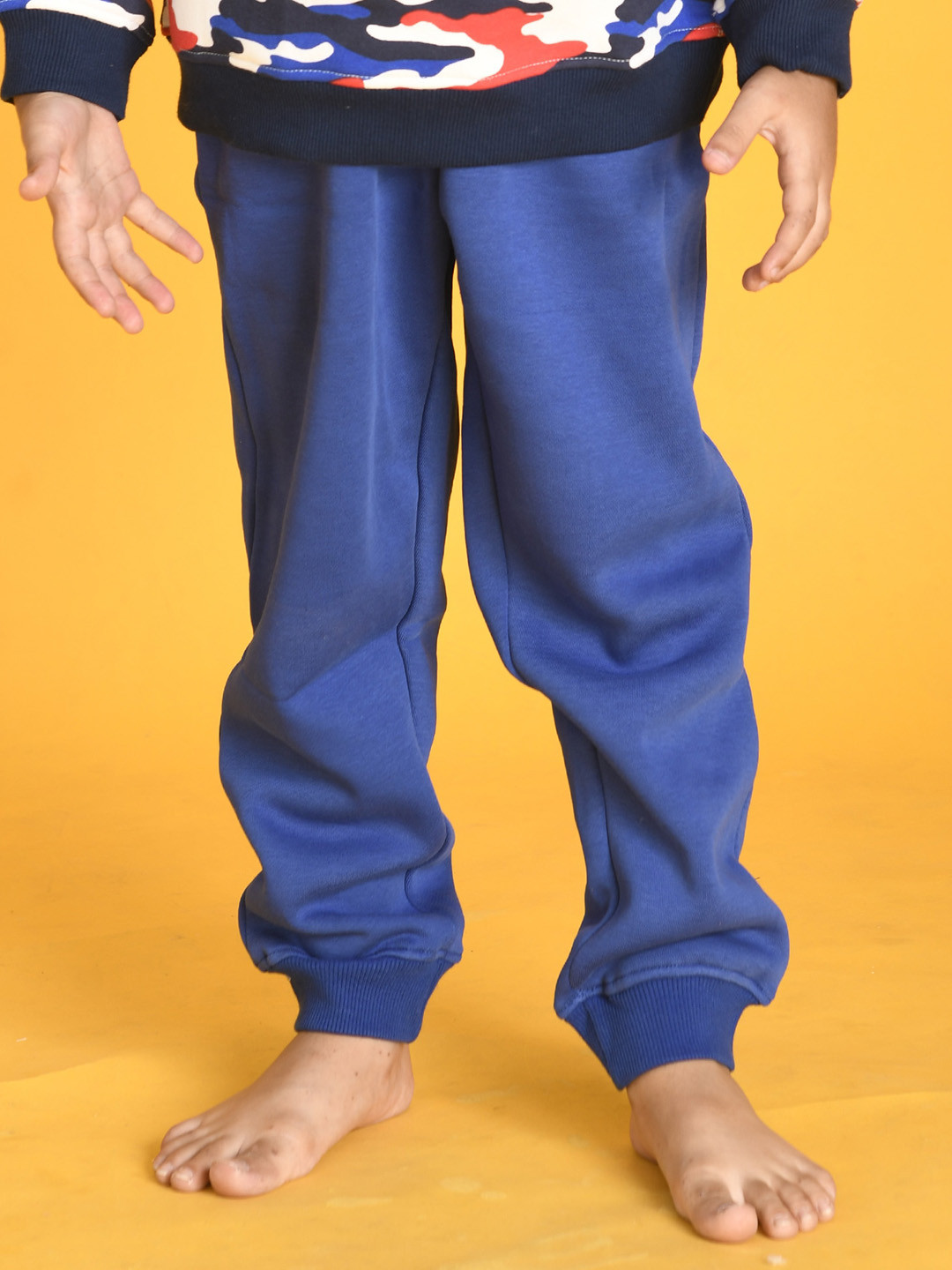 

Anthrilo Boys High-Rise Fleece Joggers Lounge Pant, Blue