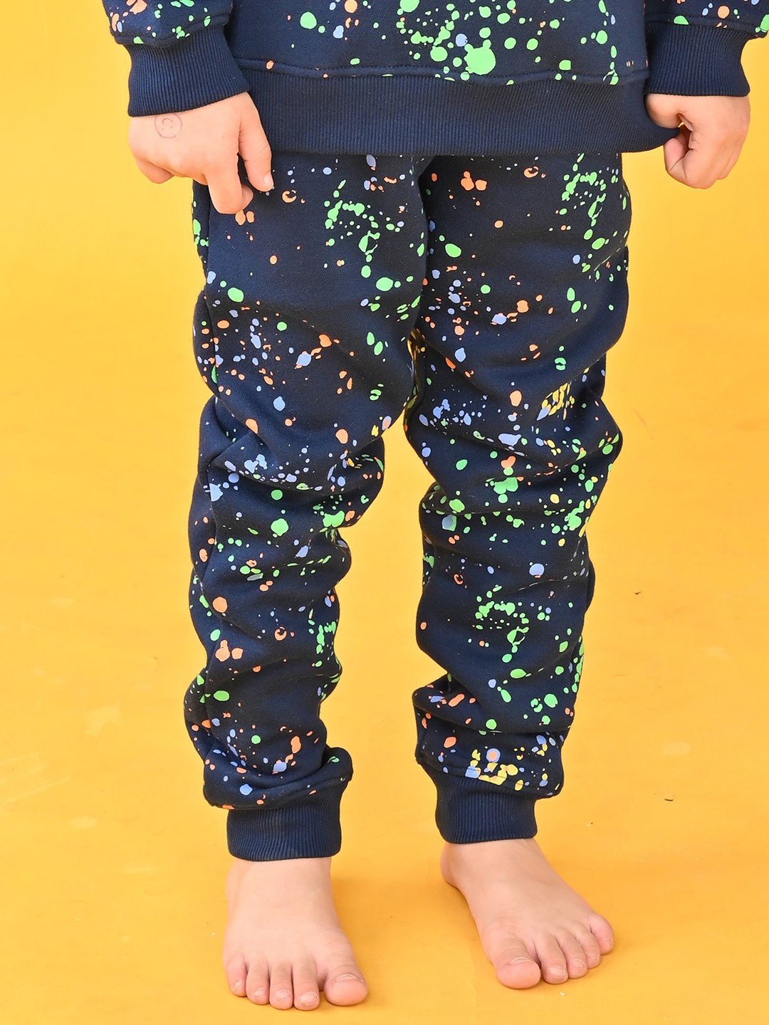 

Anthrilo Boys Printed Relaxed High-Rise Easy Wash Jodhpuris Trousers, Navy blue
