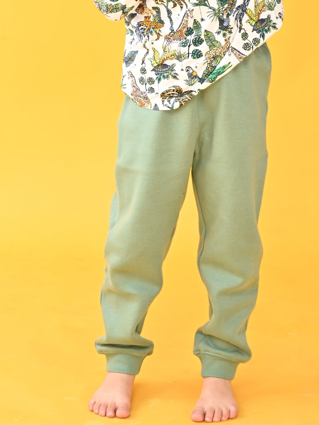 

Anthrilo Boys Relaxed High-Rise Easy Wash Trousers, Green