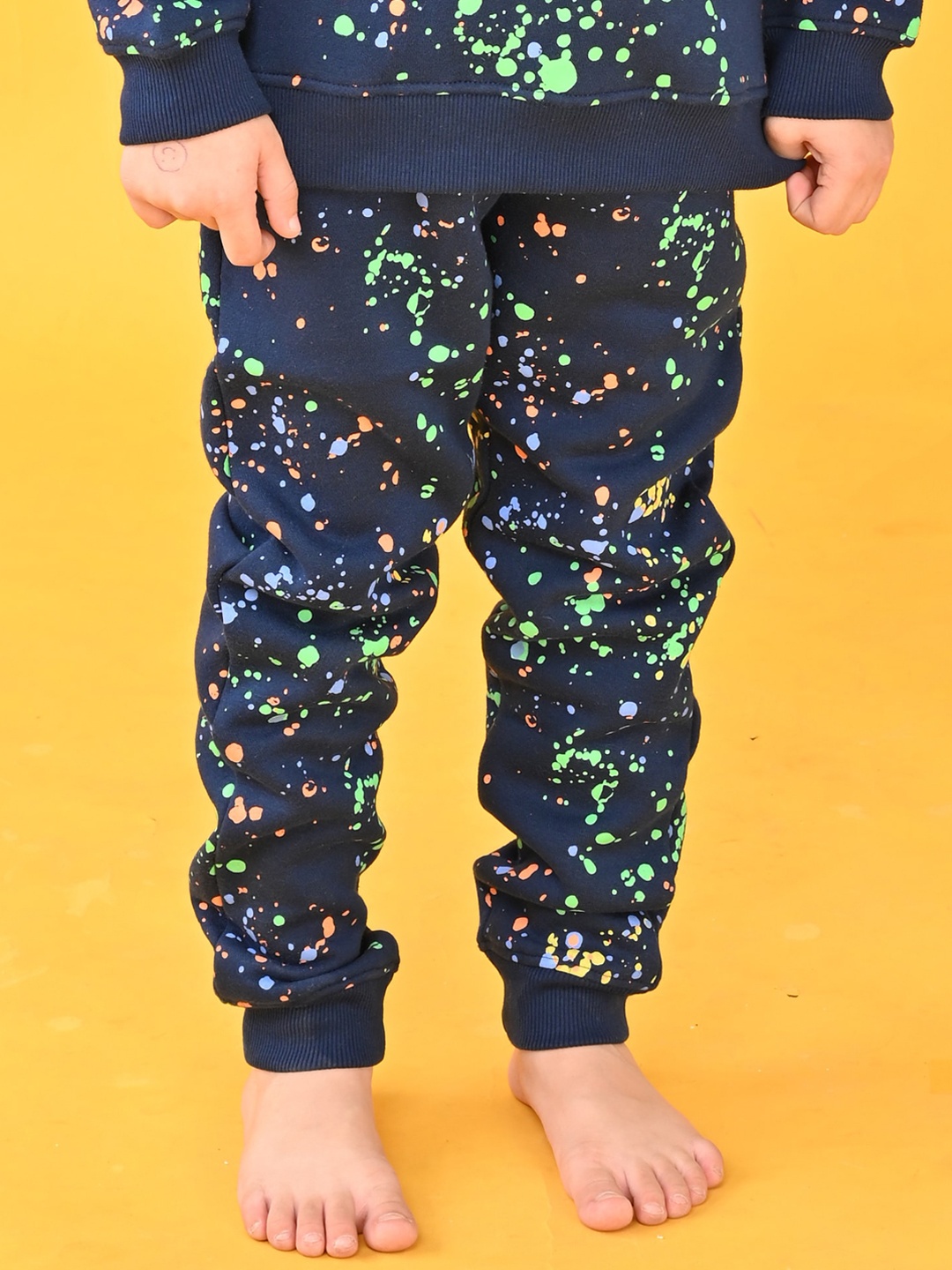 

Anthrilo Boys Printed Relaxed High-Rise Easy Wash Jodhpuris Trousers, Navy blue