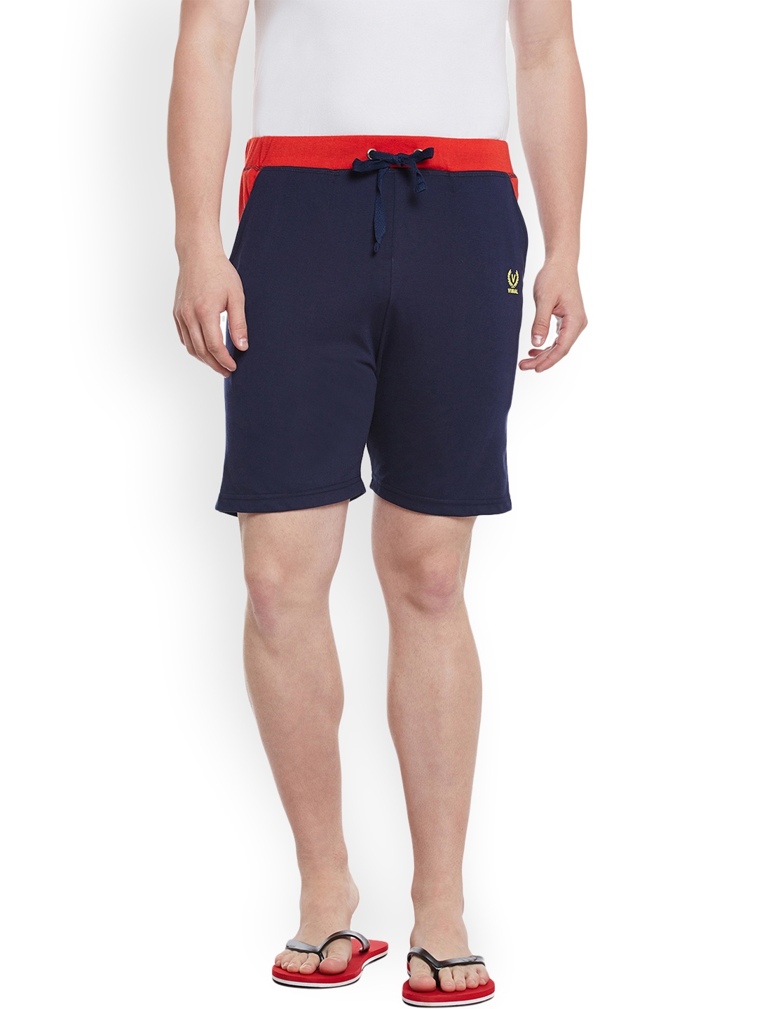 

VIMAL Navy Blue Lounge Shorts