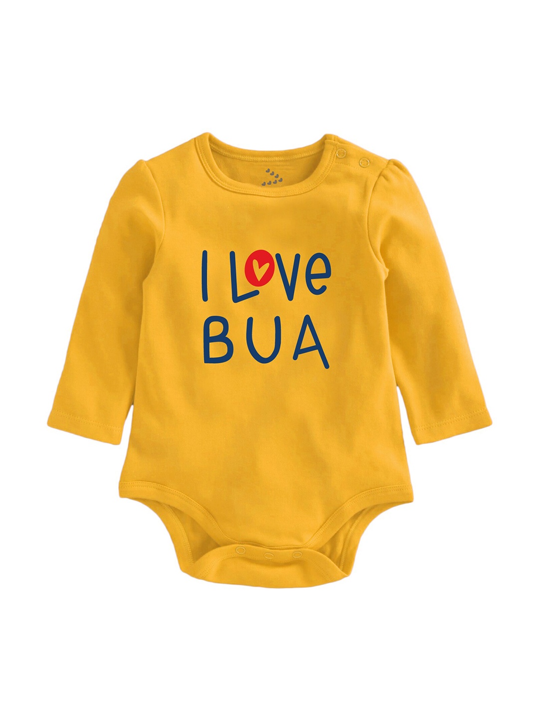 

Zeezeezoo Kids Printed Cotton Round Neck Bodysuit, Yellow